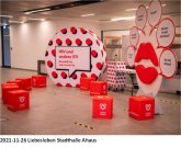 Photo sur une exposition intitulée "Liebesleben" (vie amoureuse) dans la salle municipale d'Ahaus